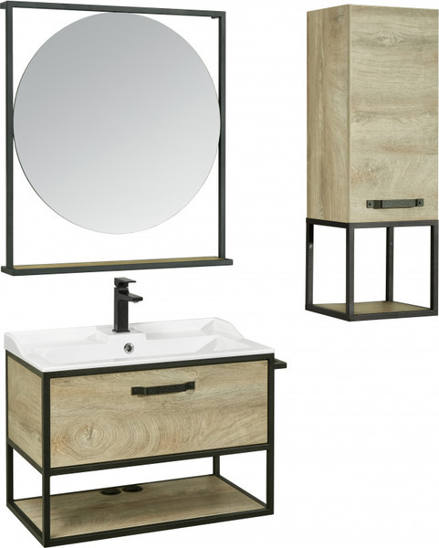 Изображение товара Тумба под умывальник Акватон Лофт Фабрик 80 (1A242401LTDU0)