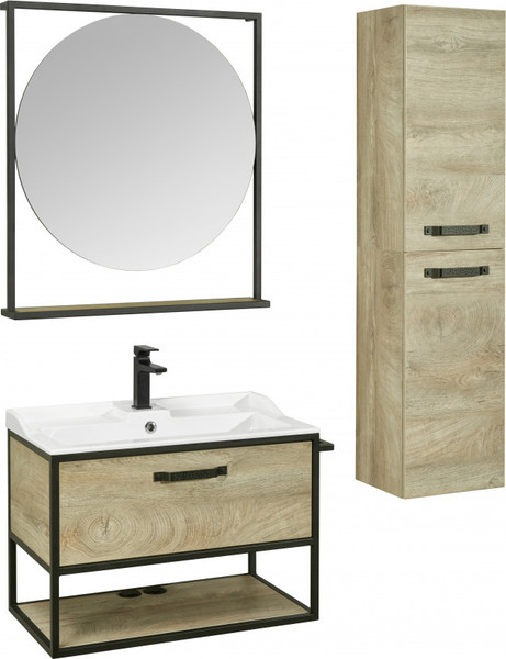 Изображение товара Тумба под умывальник Акватон Лофт Фабрик 80 (1A242401LTDU0)