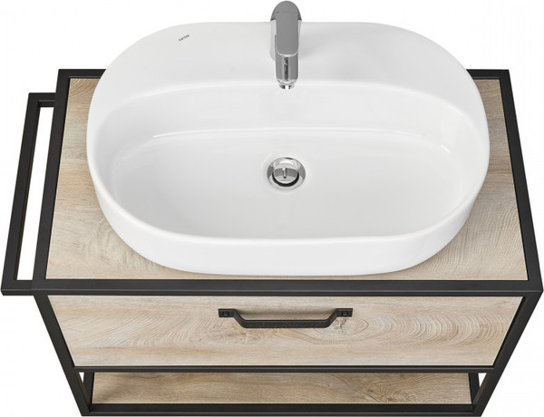 Изображение товара Тумба под умывальник Акватон Лофт Фабрик 80 (1A242401LTDU0)