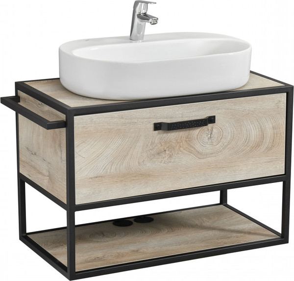 Изображение товара Тумба под умывальник Акватон Лофт Фабрик 80 (1A242401LTDU0)