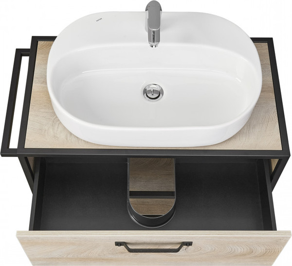 Изображение товара Тумба под умывальник Акватон Лофт Фабрик 80 (1A242401LTDU0)