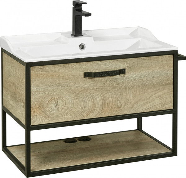 Изображение товара Тумба под умывальник Акватон Лофт Фабрик 80 (1A242401LTDU0)