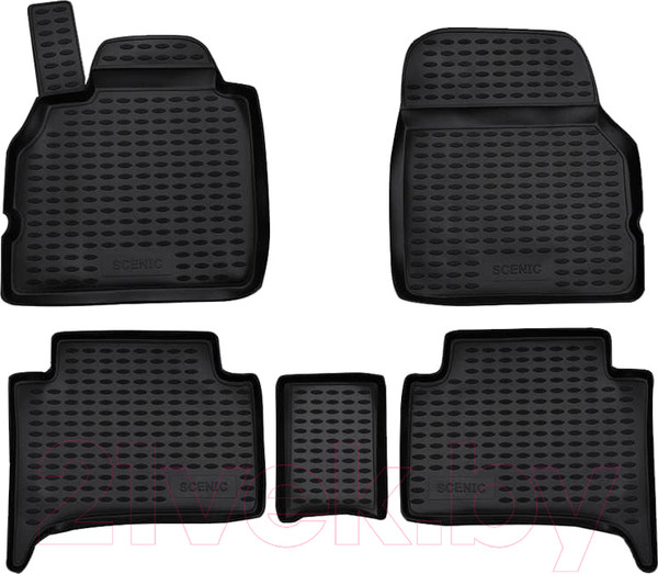 Изображение товара Комплект ковриков для авто ELEMENT NLC.41.09.210 для Renault Scenic II (5шт)