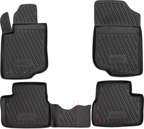 Изображение товара Комплект ковриков для авто ELEMENT CARPGT00009 для Peugeot 207 (4шт)