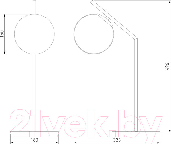 Изображение товара Прикроватная лампа Евросвет Frost 01082/1 (хром)
