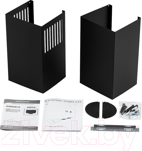 Изображение товара Вытяжка наклонная Krona Gabriele 600 Black PB / 00026738