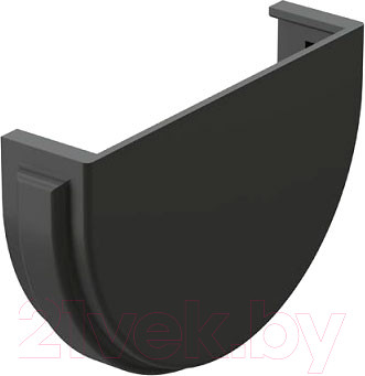 Изображение товара Заглушка желоба Docke Premium 120мм (графит)