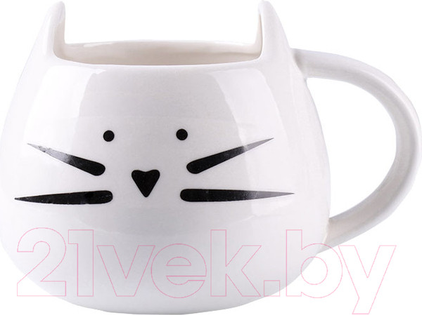 Изображение товара Кружка Darvish Кот / DV-H-1394 (белый)