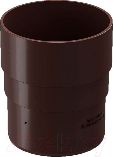 Изображение товара Муфта водосточная Docke Premium 85мм (шоколад)