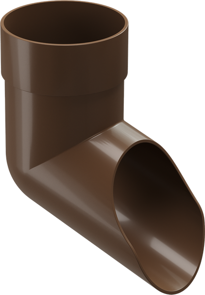 Изображение товара Колено трубы водосточной Docke Premium 85мм (каштан)