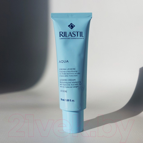 Изображение товара Крем для лица Rilastil Aqua Лежер увлажняющий и восстанавливающий баланс (50мл)