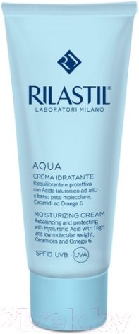 Крем для лица Rilastil Aqua увлажняющий защитный SPF15 (50мл)