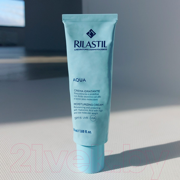 Изображение товара Крем для лица Rilastil Aqua увлажняющий защитный SPF15 (50мл)