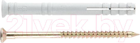 Изображение товара Дюбель-гвоздь Starfix Потайной 10х160 / SMC3-45014-25 (25шт, полипропилен)