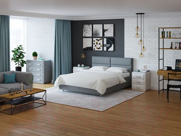 Изображение товара Каркас кровати Proson Pado Лофти 180x200 (серый)