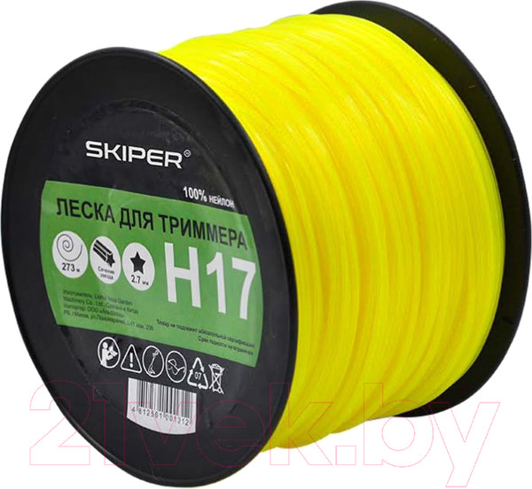 Изображение товара Леска для триммера Skiper H17 (желтый)