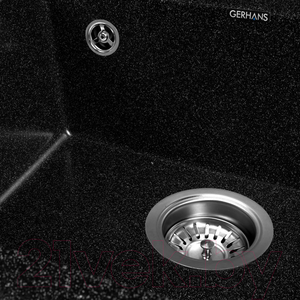 Изображение товара Мойка кухонная Gerhans A11 (черный)