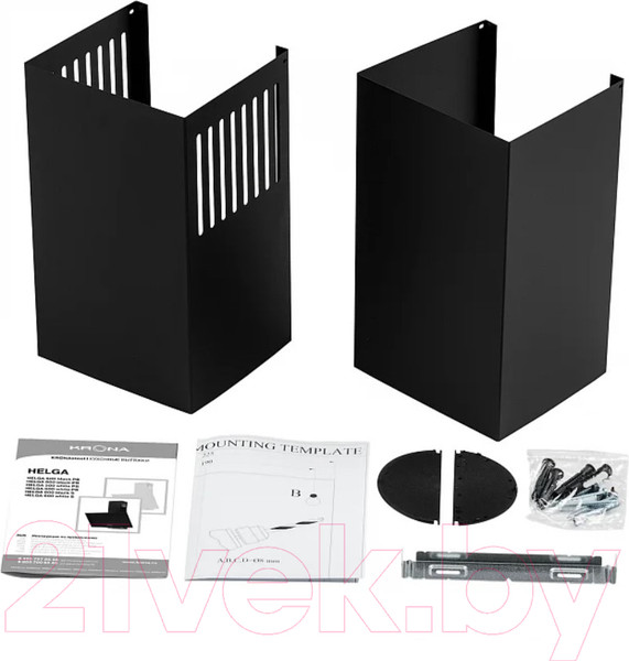 Изображение товара Вытяжка наклонная Krona Helga 600 black PB / КА-00001039