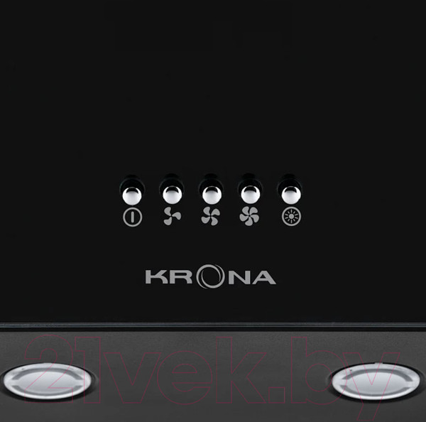 Изображение товара Вытяжка наклонная Krona Helga 600 black PB / КА-00001039