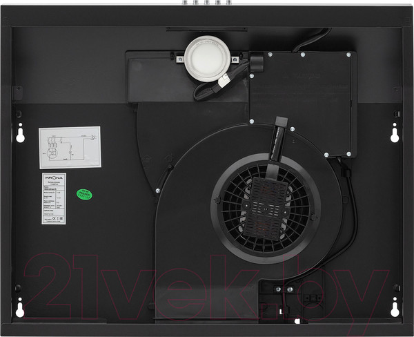 Изображение товара Вытяжка плоская Krona Ermina 600 black PB / КА-00001059