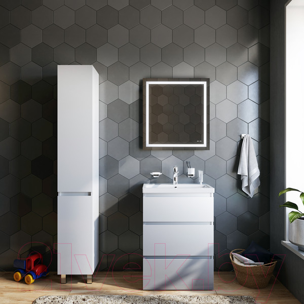 Изображение товара Тумба с умывальником AM.PM Gem M91FSX0602WG + M90WCC0602WG