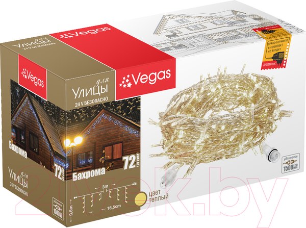 Изображение товара Светодиодная бахрома VEGAS Бахрома 55006