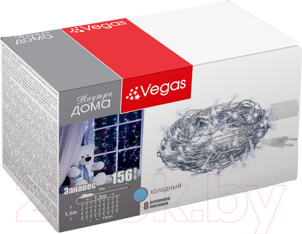 Изображение товара Световой занавес VEGAS Занавес 55078