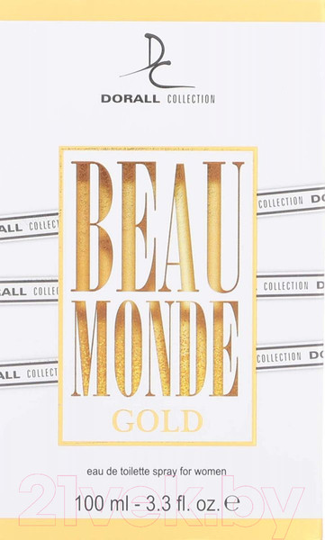 Изображение товара Туалетная вода Dorall Collection Beau Monde Gold for Women (100мл)