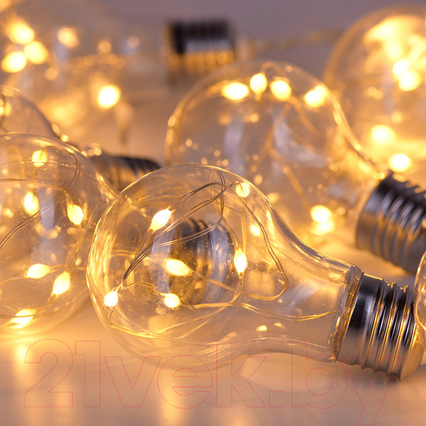 Изображение товара Светодиодная гирлянда VEGAS Ретро лампы 55133 (1.8м, многоцветный)