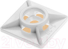 Изображение товара Площадка для стяжки Starfix Самоклеящаяся 27х27 / SM-55759-100 (100шт, белый)