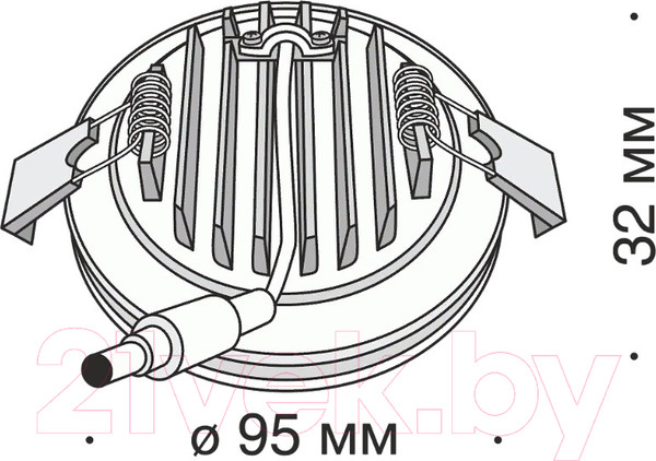 Изображение товара Потолочный светильник Maytoni Phanton DL303-L12B4K