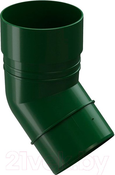 Изображение товара Колено трубы водосточной Docke Dacha 80мм 45 градусов (зеленый)
