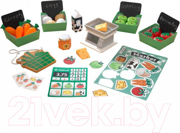 Изображение товара Набор игрушечных продуктов KidKraft Фермерский рынок / 53540-KE