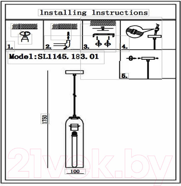 Изображение товара Потолочный светильник ST Luce Callana SL1145.183.01