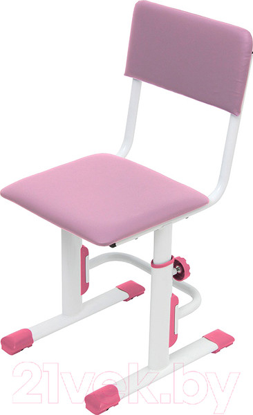 Изображение товара Стул детский Polini Kids City Smart (S, белый/розовый)