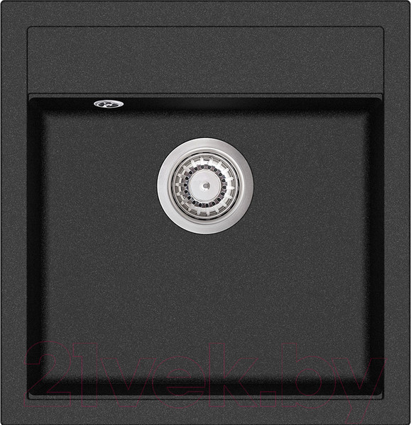 Изображение товара Мойка кухонная Aquasanita SQT100W (черный металлик)