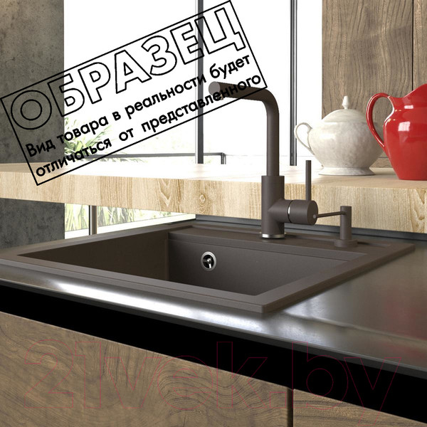 Изображение товара Мойка кухонная Aquasanita SQT100W (бежевый)