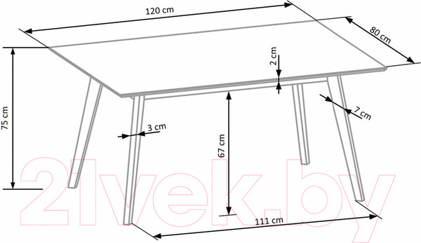Изображение товара Обеденная группа Halmar Cordoba / V-CH-Cordoba-Zestaw
