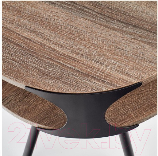 Изображение товара Журнальный столик Halmar Kirby 45x60 (темный дуб сонома/черный)