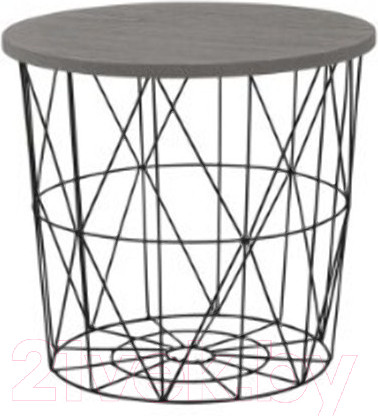 Изображение товара Журнальный столик Halmar Mariffa 42x41 (серый/черный)