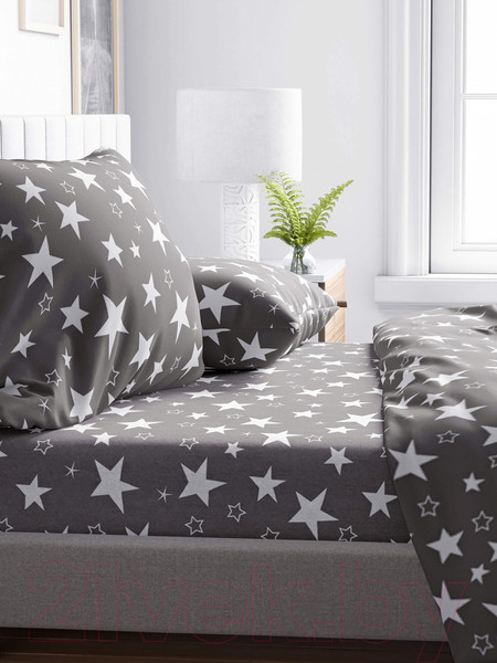 Изображение товара Комплект постельного белья Samsara Grey Stars 200-15