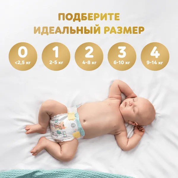 Изображение товара Подгузники детские Pampers Premium Care 2 Mini (160шт)