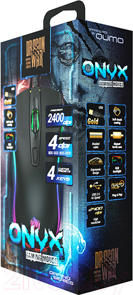 Изображение товара Мышь Qumo Onyx RGB M73
