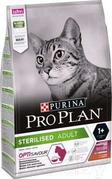 Изображение товара Сухой корм для кошек Pro Plan Sterilised утка и печень (400г)