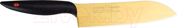 Изображение товара Нож Kasumi Titanium Chef 22018/G (золото)