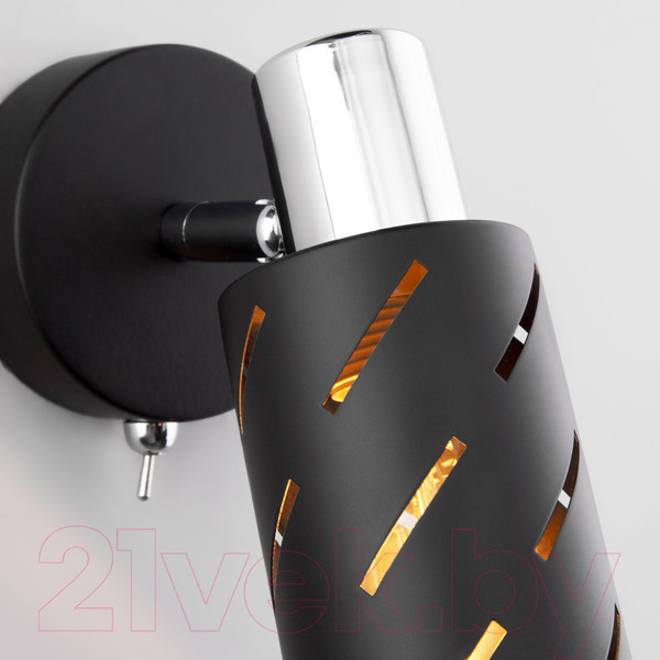 Изображение товара Спот Евросвет Fente 20090/1 (черный/хром)