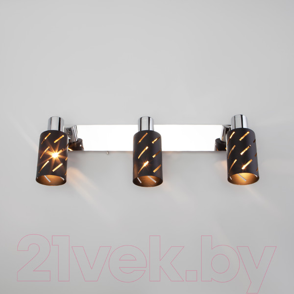 Изображение товара Спот Евросвет Fente 20090/3 (черный/хром)