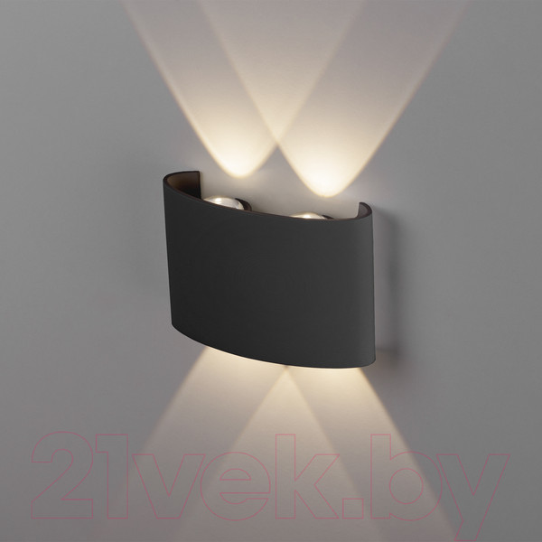 Изображение товара Бра уличное Elektrostandard 1555 Techno Led Twinky Double (черный)