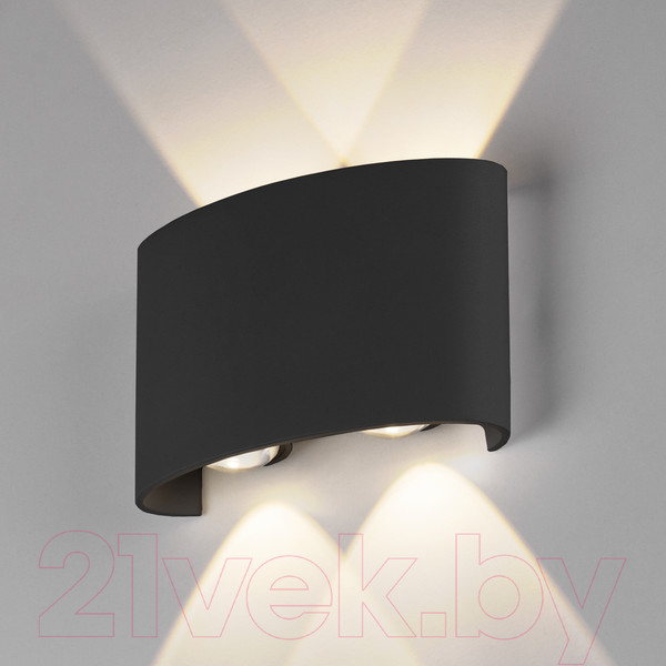 Изображение товара Бра уличное Elektrostandard 1555 Techno Led Twinky Double (черный)