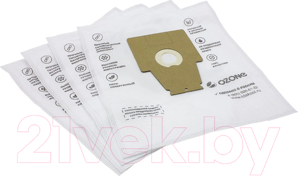 Изображение товара Комплект пылесборников для пылесоса OZONE M-06